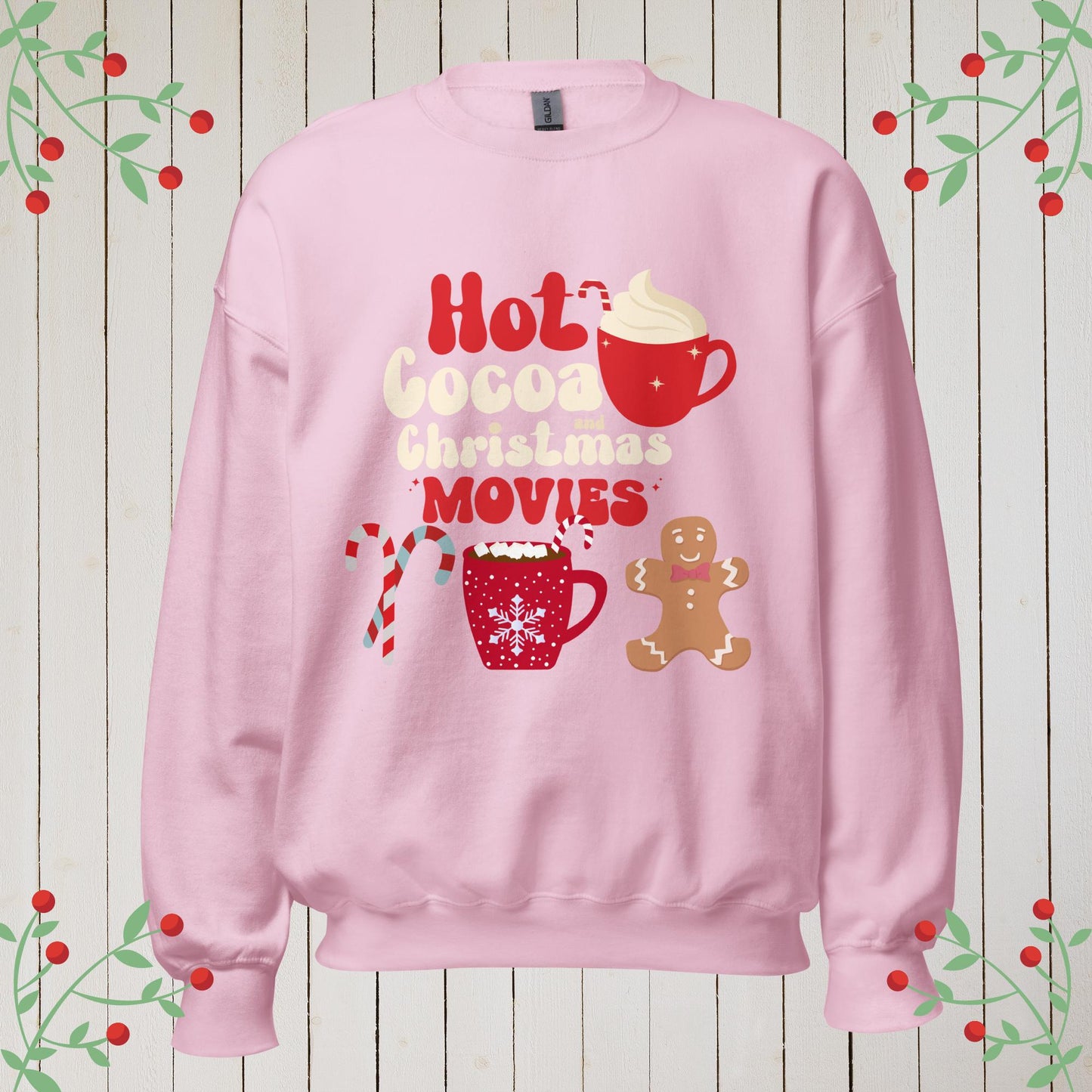 Christmas and Movies Sweatshirt